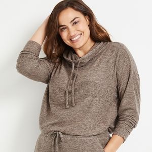 Cowl neck sweatshirt NWT